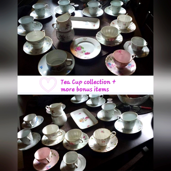 Teapot- Tea Cups lot plus extras as bonus!! - Picture 1 of 1